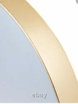 Brand new extra large round gold framed wall mirror 90x90cm
