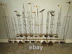 C. Jere Wall Sculpture Boats Seagulls Pennants lot's of Boats! Flags Dated 1979