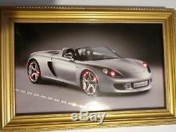 Carrera GT Coup Convertible Framed Wall Art Decor With LED Lights