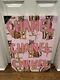 Chanel X Oliver Gal Tiger Gold Glitter Pink Wall Art Canvas 20 x 28 Rare