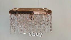 Crystal Wall Light with 24 Ct Gold Plated Frame