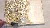 Diy Gold And Silver Glitter Wall Decor