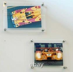 Double Panel Floating Acrylic Picture Frame Custom