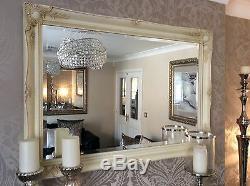 EXTRA LARGE CREAM WALL MIRROR SAVE ££'s INSURED IN TRANSIT