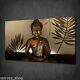 Ethnic Gold Buddha Relligious Wall Art Canvas Print Picture Poster Ready To Hang