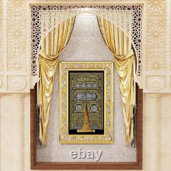 Extra Large Islamic Muslim Kaaba Photo Picture Frame Home Furniture Golden Frame