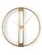 Extra Large Modern Round Gold Frame Wall Clock