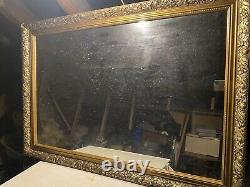 Extra Large Wall Mirror in Gold Frame USED. More Images Added