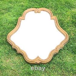 Extremely Pretty Mid Size Gold Framed Vintage French Mirror Louis XV Style