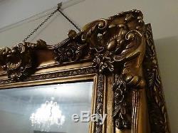 Fabulous Quality French oversized frame Large gold Gilt wall mirror Opulent