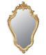 Fairmont Park Gilt Leaf Arched Wall Mirror Frame Plastic Gold 76H x 43W x 3cm D
