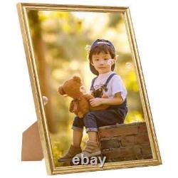 Fashion Photo Frames Collage 5 pcs for Wall or Table Gold 50x60 cm MDF Handmade
