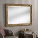 Florence Antique Vintage Gold Ornate Overmantle Rectangle Wall Mirror 41 x 29