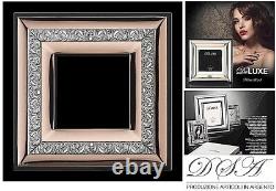 Frame Silver 925% e Gold 18Kt Made IN Italy Cm. 30x30 Glass Cm. 15x15 1070/15