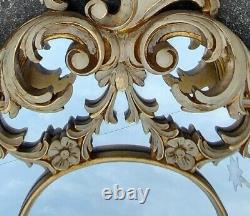 French Antique Style Shabby Chic Gilt Large Hall Living Bedroom Wall Mirror