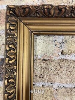 French Vintage / Antique Picture Frame, Ornate Gold Gilt, Naturally Aged, Large