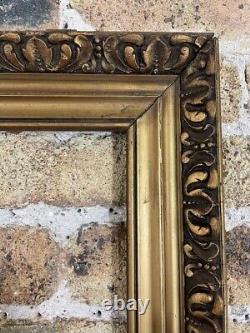 French Vintage / Antique Picture Frame, Ornate Gold Gilt, Naturally Aged, Large