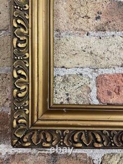 French Vintage / Antique Picture Frame, Ornate Gold Gilt, Naturally Aged, Large