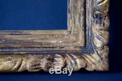 French Vintage Hand Carved Gilded Wood Picture Painting Wall Frame