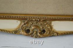 French Vintage XL Ornate Provincial Gold Wall Picture Photo Frame Wooden Rococo