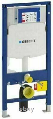 GEBERIT SIGMA 1.12m WALL HUNG CONCEALED WC CISTERN TOILET FRAME WITH FLUSH PLATE