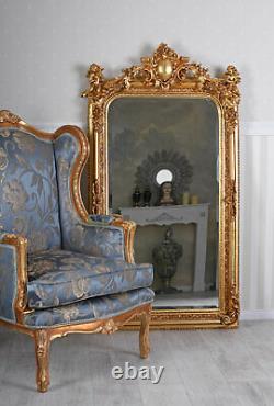 Glamour Mirror Baroque Antique Umkleidespiegel Standing 160cm Wall