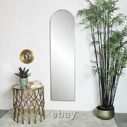 Gold Arch Wall Mirror framed art deco luxe wall mounted home bedroom hallway