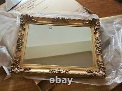 Gold Carved Louis Antique Finish Mirror NEW