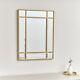 Gold Framed Art Deco Wall Mirror 75cm x 55cm wall mounted vintage glam mirror