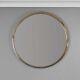 Gold Metal Round Wall Mirror