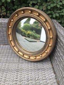 Gold Mirror Ornate Wall Mirror Round Mirror Vintage Mirror Distressed Frame