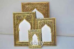 Gold Wall Mirror Decor, Handmade Moroccan Mirror, Nursery Decor, Wall Decor