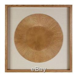 Gold Wood Carving Framed Wall Art