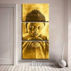 Golden Buddha Canvas Art Print for Wall Decor Painting