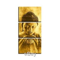 Golden Buddha Canvas Art Print for Wall Decor Painting