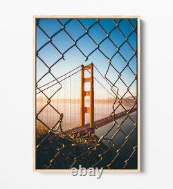 Golden Gate Bridge 1 Canvas Wall Art Float Effect/frame/picture/poster Print