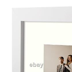 Golden State Art 12x12 MDF Frame for 8x8 Photo Display Wall Mounting Square