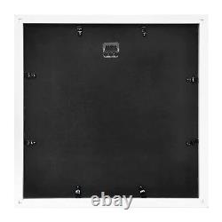 Golden State Art 12x12 MDF Frame for 8x8 Photo Display Wall Mounting Square