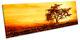 Golden Sunset Landscape Picture PANORAMA CANVAS WALL ART Print