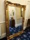 HUGE XL Oversized large Opulent Mirror Chunky Gold frame, wall mounted Leaner