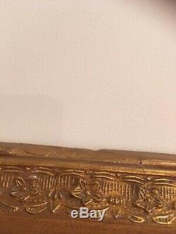 HUGE XL Oversized large Opulent Mirror Chunky Gold frame, wall mounted or Leaner