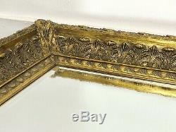 HUGE XL Oversized large Ornate Mirror Chunky Gold frame, wall mounted or Leaner