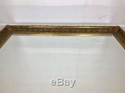 HUGE XL Oversized large Ornate Mirror Chunky Gold frame, wall mounted or Leaner