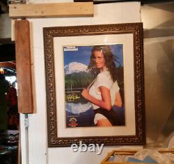 Heavy Duty 16x22 or 22x28 Frame Picture Photo Stacey Williams with Mat Gold Design
