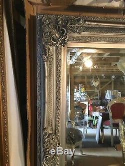 Heavy Ornate Wall Mirror 3ftx4ft. Deep Framed. Antiqued GOLD or SILVER