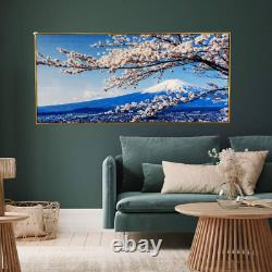 High-Definition Modern Wall Art with Gold Aluminum Frame Vibrant Glass Paint