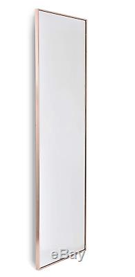 Home Selections Rose Gold Large Metal Framed Long Full Length Wall Mirror