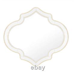 Irregular Wall Mirror Gold Rim Frame Symmetrical Mirror Decorative Vanity Mirror