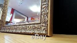 John Lewis Constantina Ornate Wall Mirror Gilt French Antique Gold 117x92cm