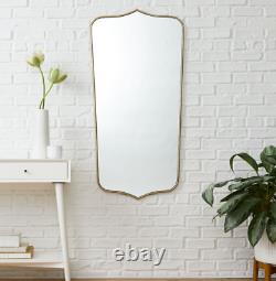 John Lewis & Partners Florence Shield Wall Mirror Gold, REF L84 RRP £399